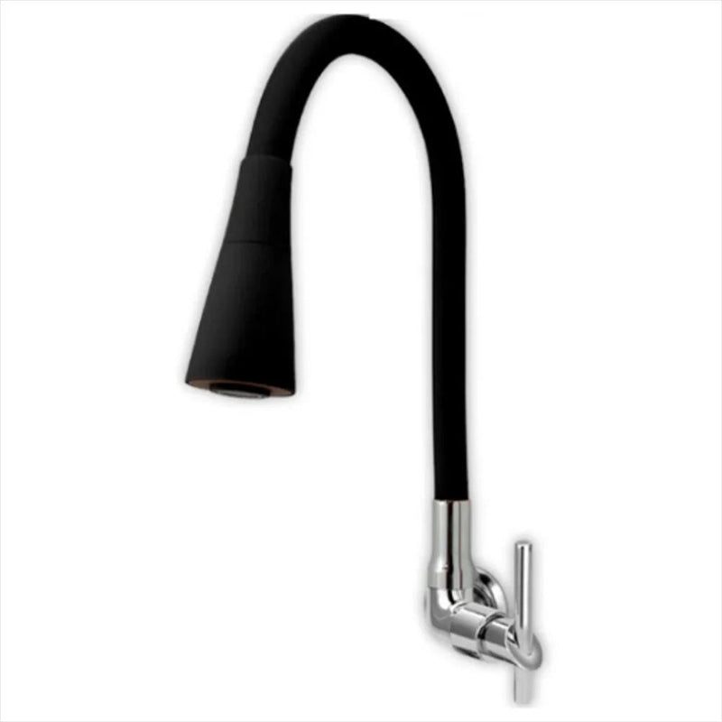 Torneira Ruffi 1167-153 C-69 Pia Bm (Mesa) Flex Black Gourmet